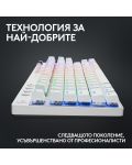 Logitech Tastatură mecanică - G Pro X TKL, fără fir, GX, alb - 8t
