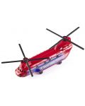 Jucarie metalica Siku - Elicopter de transport, rosu - 2t