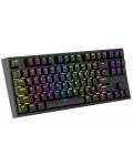 Tastatură mecanică Genesis - Thor 404 TKL, Kailh box maro, RGB, negru - 8t