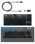 Tastatura mecanica Logitech - G915 TKL, tactile, neagra - 11t