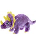Jucărie moale de pluș Heunec Playclub - Triceratops, 25 cm - 1t