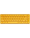 Tastatura mecanica Ducky - One 3, MX Cherry Black, RGB, galbena - 1t