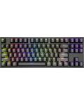 Tastatură mecanică Genesis - Thor 404 TKL, Gateron yellow pro, RGB, negru - 1t