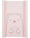 Salteluță moale de înfășat KikkaBoo - Bear with me, Pink, 70 x 50 cm - 1t