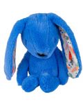 Jucărie moale de îmbrățișat Bali Bazoo - Rabbit, 32 cm, albastră - 1t