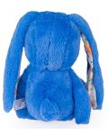 Jucărie moale de îmbrățișat Bali Bazoo - Rabbit, 32 cm, albastră - 3t