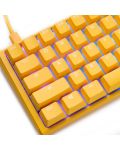 Tastatura mecanica Ducky - One 3, MX Cherry Blue, RGB, galbena - 2t