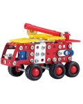 Set de construit metalic Tronico - Camioane de pompieri, 7 in 1 - 6t