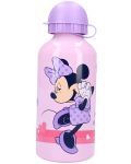 Sticla de aluminiu Vadobag Let's Eat - Minnie Mouse, 500 ml - 1t