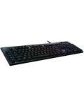 Tastatura mecanica Logitech - G815, UK Layout, clicky switches, neagra - 1t
