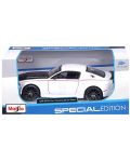 Mașinuță metalică Maisto Special Edition - Ford Mustang Street Racer 2014, albă, 1:24 - 4t
