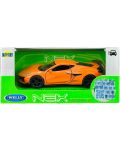 Mașină din metal  Welly - Chevrolet 2023 Corvette Z06, 1:34 - 4t