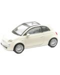 Mașinuță din metal Newray - FIAT 500, alb, 1:43 - 1t