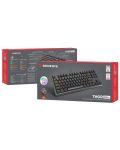 Tastatură mecanică Genesis - Thor 404 TKL, Kailh box maro, RGB, negru - 10t