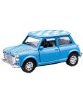 Mașinuță din metal Newray - Mini Cooper 1959, albastru deschis, 1:32 - 1t