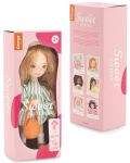 Păpușă moale Orange Toys Sweet Sisters - Sunny într-o rochie în carouri, 32 cm - 8t