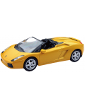 Mașină din metal  Newray - Lamborghini Gallardo Spyder, 1:43, galben - 1t