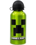 Sticlă metalică Minecraft - 400 ml - 2t