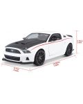 Mașinuță metalică Maisto Special Edition - Ford Mustang Street Racer 2014, albă, 1:24 - 9t