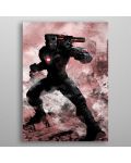 Poster metalic Displate - Marvel: War Machine - 3t