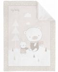 Pătură moale pentru bebeluși cu sherpa KikkaBoo My Teddy, 110 x 140 cm - 1t