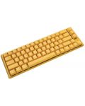 Tastatura mecanica Ducky - One 3 Daybreak SF 65%, MX Silver, galbena - 2t