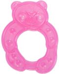 Dentitie moale pentru bebelusi Canpol - Ursuleț, roz - 1t