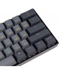 Tastatura mecanica Keychron - K12 H-S, White LED, Gateron Blue, gri - 3t
