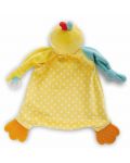 NICI Soft Cuddle Wipe cu perie - Duckling, 25 x 25 cm - 2t