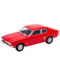 Mașină metalică Welly - 1969 Ford Capri, 1:34, roșu - 1t
