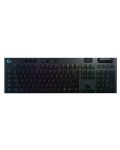 Tastatura mecanica Logitech - G915, Us Layout, clicky switches, neagra - 1t