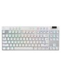 Logitech Tastatură mecanică - G Pro X TKL, fără fir, GX, alb - 1t