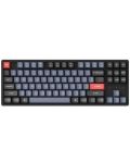 Tastatură mecanică Keychron - K8 Pro, H-S, Clicky, RGB, neagră - 1t