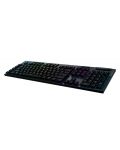 Tastatura mecanica Logitech - G915, Us Layout, clicky switches, neagra - 3t
