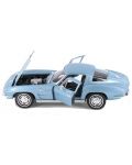 Mașină din metal Welly - Chevrolet Corvette, 1:24, albastru - 2t