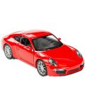 Masinuta din metal Toi Toys Welly - Porsche Carrera, rosie	 - 1t