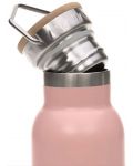 Sticlă metalică Lassig - Adventure, 460 ml, roz - 2t