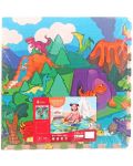Puzzle moale Sun Ta Toys - Lumea dinozaurilor 4+8 piese - 1t