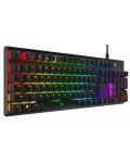 Tastatură mecanică HyperX - Alloy Origins, HyperX Aqua, RGB, negru - 2t