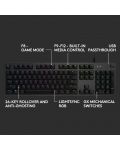 Tastatura gaming Logitech - G512, GX Red Linear, neagra - 8t