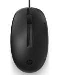 Mouse HP - 125, optic, negru - 1t