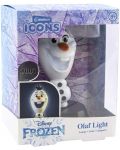 Mini lampa Paladone Frozen - Olaf Icon - 2t
