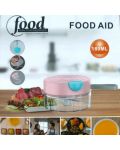 Morello Mini tocător de legume - Ajutor alimentar, portabil, 180 ml, roz - 2t