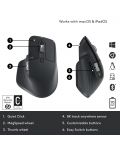 Mouse Logitech - MX Master 3S, optic, wireless, Grafit - 9t