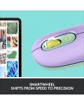 Mouse Logitech - POP, optic, wireless, mov/ verde - 5t