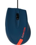 Mouse Canyon - CNE-CMS11BR, optic, albastru/rosu - 1t