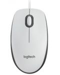 Mouse Logitech - M100, optic, alb - 1t