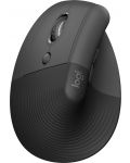 Mouse Logitech - Lift Vertical EMEA, optic, wireless, negru - 1t