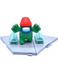 Mini figurină Just Toys Games: Among Us - Buildable Scene, sortiment - 4t