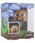 Mini lampa Paladone Minecraft - Steve Icon - 4t